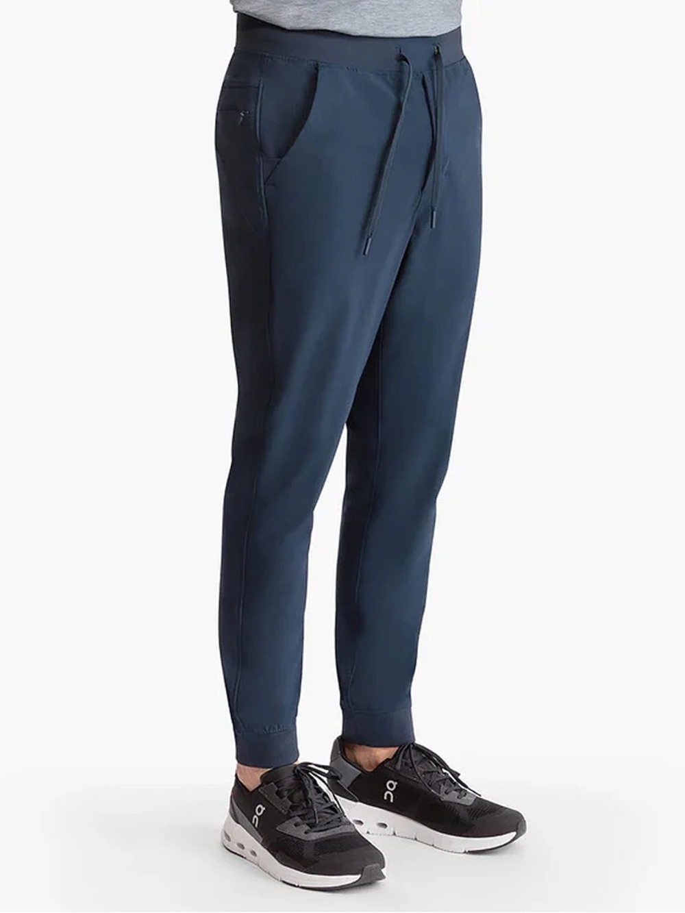 Birddogs Slim Fit Performance Joggers with Subtle Logo
